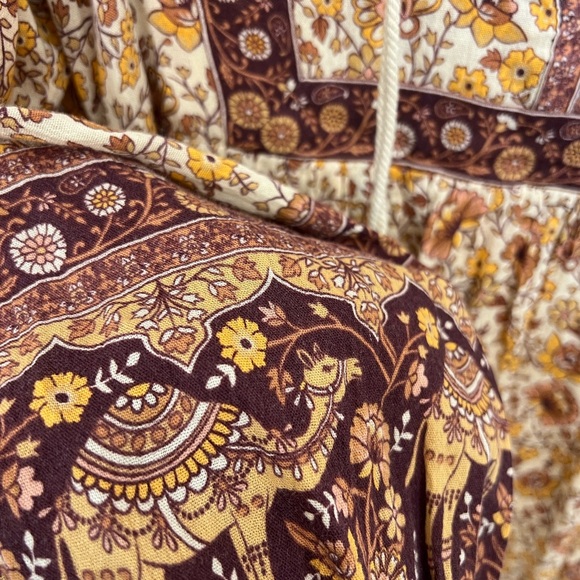 SPELL RARE sundown boho mini dress NWT - Picture 7 of 11